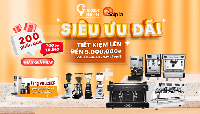 [THEGIOIMAYPHA] Mua máy pha giá rẻ - Mua combo giá rẻ hơn