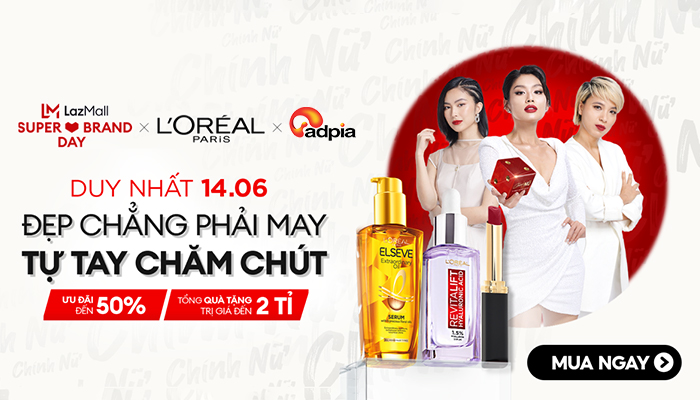 [LAZADA] Đẹp chẳng phải may - Tự tay chăm chút