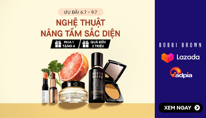 [LAZADA x Bobbi Brown] Chạm đến đẳng cấp vẻ đẹp tự nhiên bằng nghệ thuật nâng tầm sắc diện