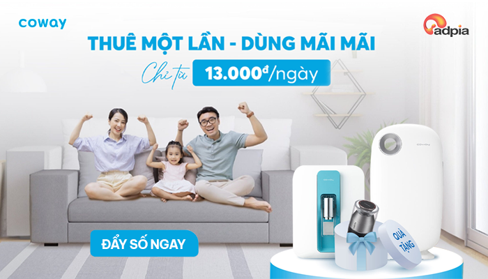 [COWAY] Thuê một lần - Dùng mãi mãi