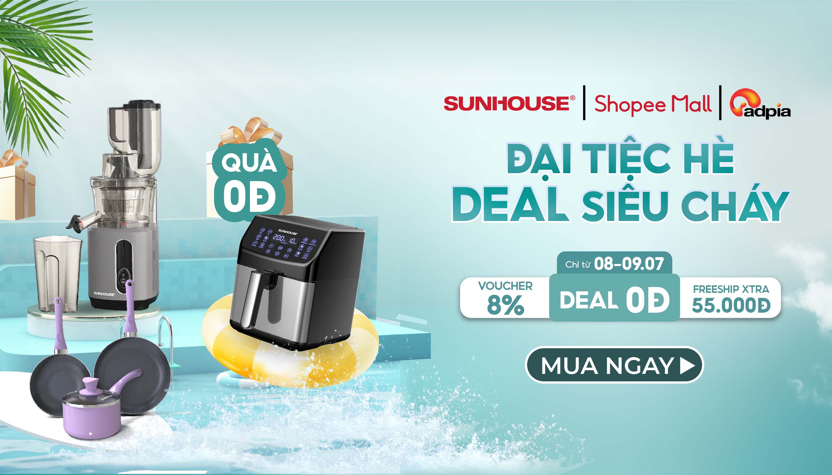 [SUNHOUSE] Đại tiệc deal siêu cháy giảm tới 49%++