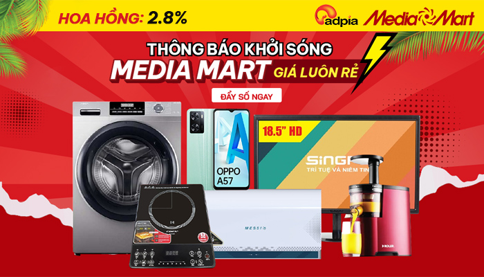 [CHIẾN DỊCH MỚI] Khởi sóng chiến dịch tiếp thị liên kết Mediamart