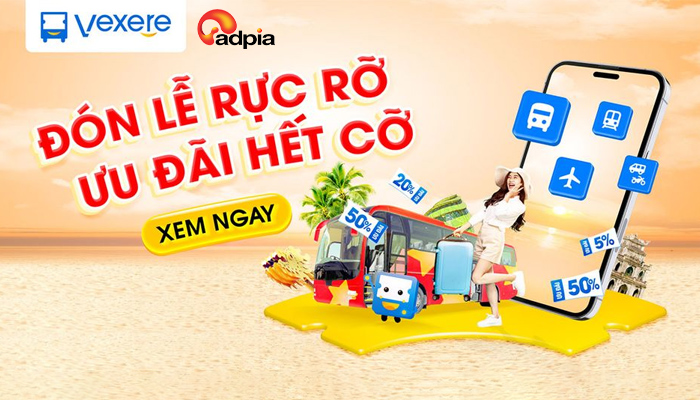 [VEXERE] Đón lễ rực rỡ - Ưu đãi hết cỡ