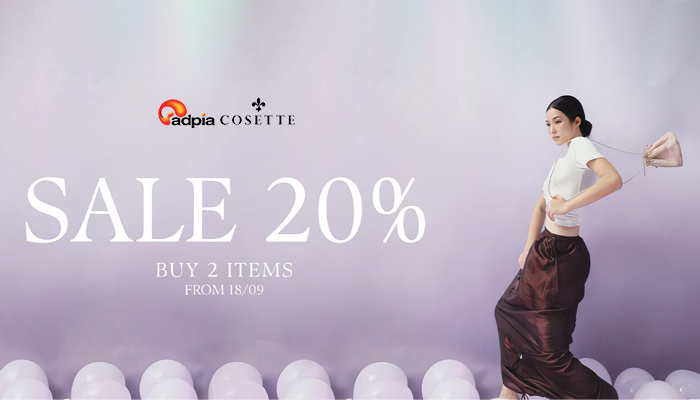 [COSETTE] Sale 20% buy 2 items