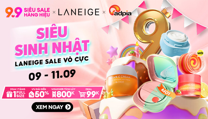 [LAZADA x Laneige] Siêu sinh nhật - Laneige sale vô cực