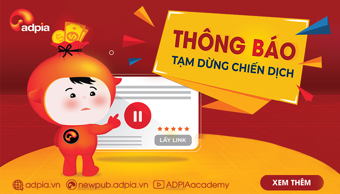 Thông báo tạm dừng chiến dịch tiếp thị liên kết Oncredit