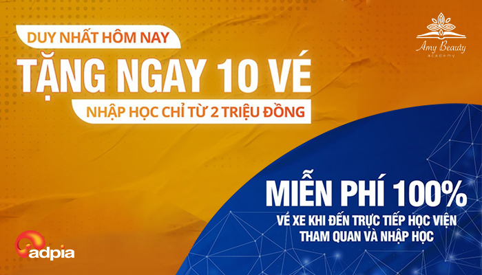 AMY BEAUTY miễn phí nhập học lên đến 2 triệu đồng