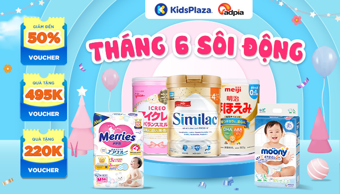 [KIDSPLAZA] Đến Kidsplaza săn ngàn ưu đãi tháng 6 này