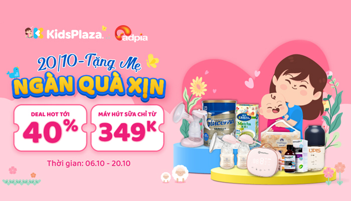[KIDSPLAZA] 20/10 - Tặng mẹ ngàn quà xịn