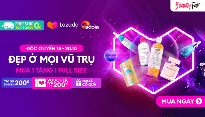 [LAZADA] Beauty Fair - Đẹp ở mọi vũ trụ
