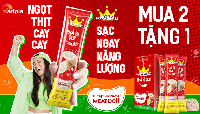 [MEATDELI] Ra mắt sản phẩm mới chả bì que ớt xiêm xanh