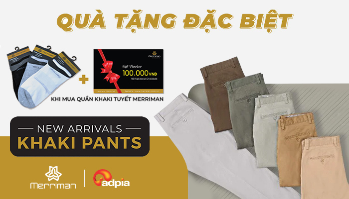 [MERRIMAN] Trải nghiệm sản phẩm mới quần Kaki