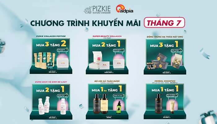 [PIZKIE] Chào tháng 7 rộn ràng ưu đãi