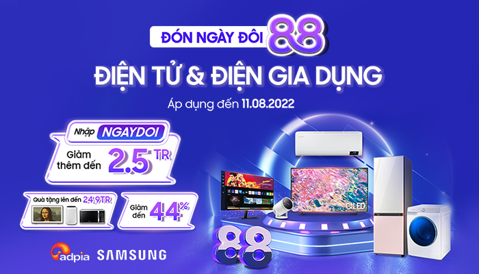 [SAMSUNG] Đón ngày đôi 8.8 - Đại phát cả năm