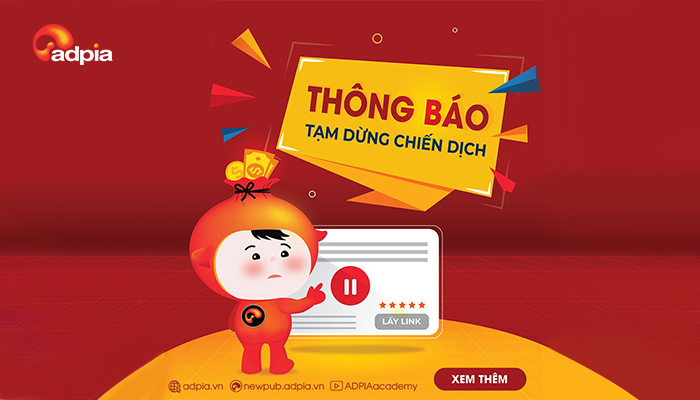 Thông báo tạm dừng chiến dịch tiếp thị liên kết Unie & Kalite