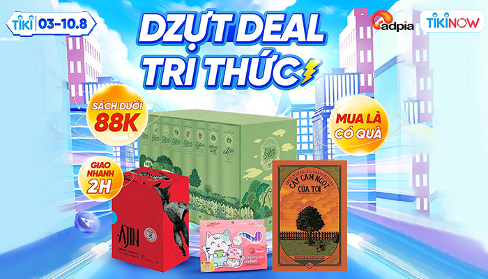 [TIKI] Mọt sách ơi say ô zề vì có coupon xịn nè