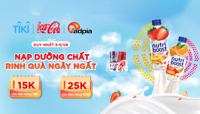 [TIKI] Nạp dưỡng chất - Rinh quà ngây ngất