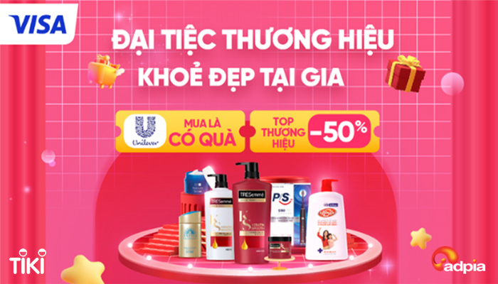 [TIKI] Đại tiệc thương hiệu - Khoẻ đẹp tại gia