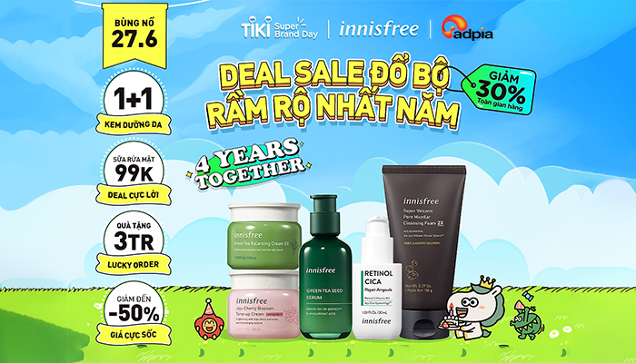 [TIKI] Deal sale đổ bộ rầm rộ giữa năm