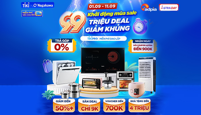 [TIKI] Dzựt Deal siêu hời cùng Nagakawa