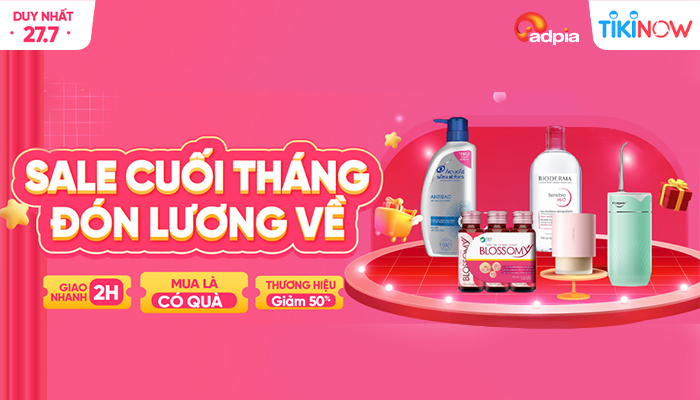[TIKI]  Sale cuối tháng - Đón lương về