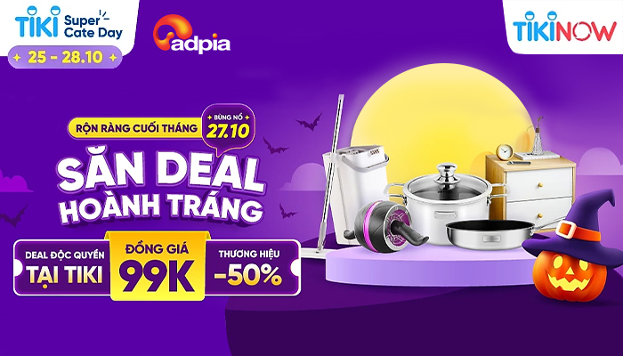 [TIKI] Rộn ràng cuối tháng - Săn deal hoành tráng