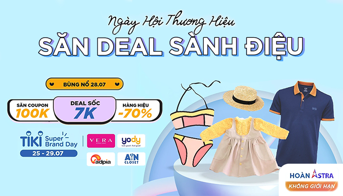 [TIKI] Ngày hội thương hiệu - Săn deal sành điệu