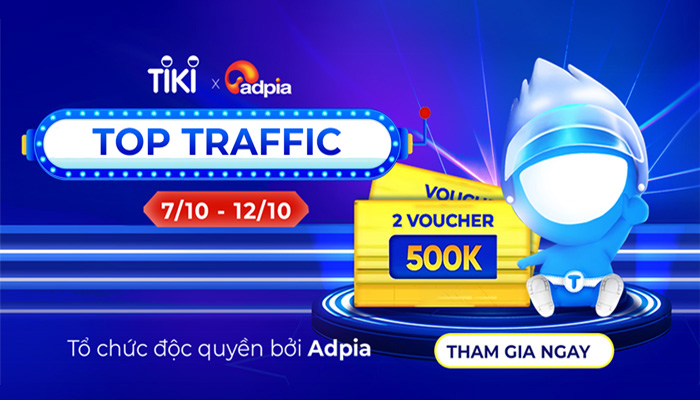 Tăng traffic nhận quà cực thích cùng ADPIA
