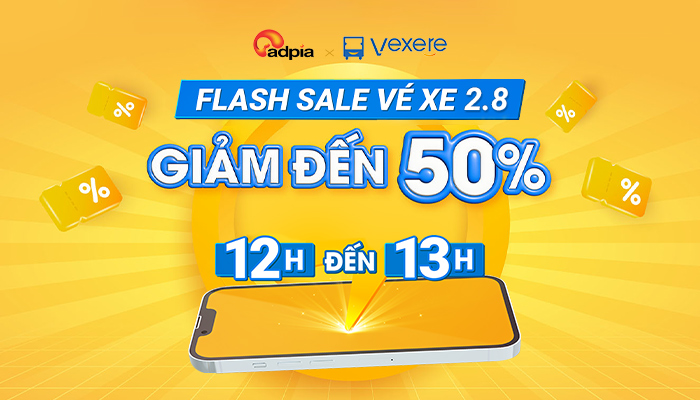 [VEXERE] Đón lễ 2.9 cực cháy - Siêu sale vé xe 50%