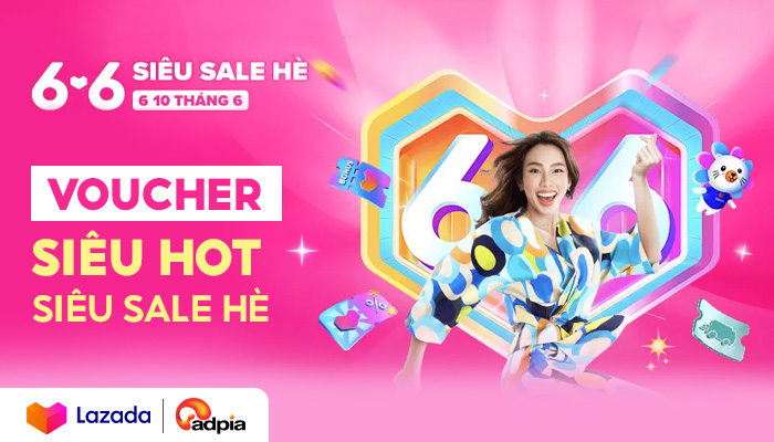 [LAZADA] Voucher hot siêu sale hè