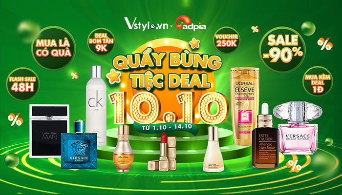 [VSTYLE] Quẩy bùng tiệc Deal 10.10
