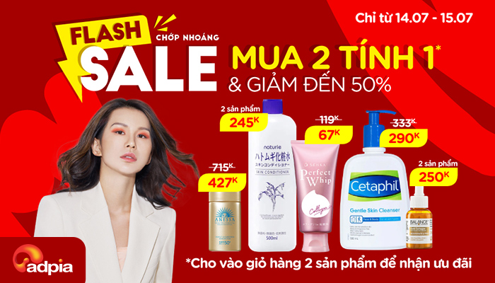[WATSONS] Flash sale chớp nhoáng săn sale thần tốc