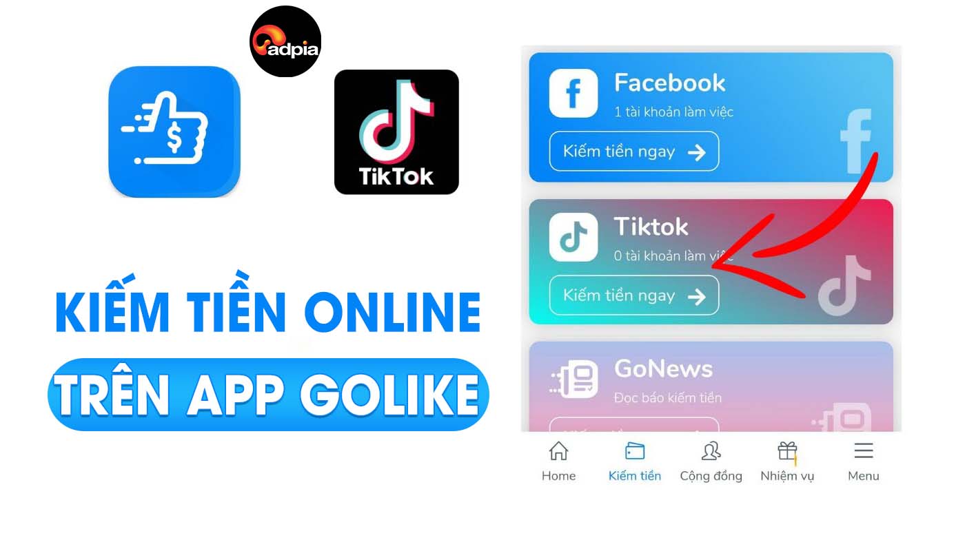 Kiếm tiền online với ứng dụng GoLike Net - Đơn giản và hiệu quả