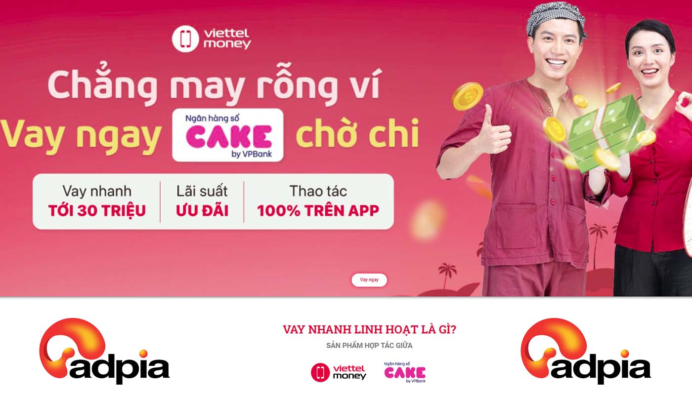 App vay tiền online nhanh, uy tín, lãi suất thấp viettel Money