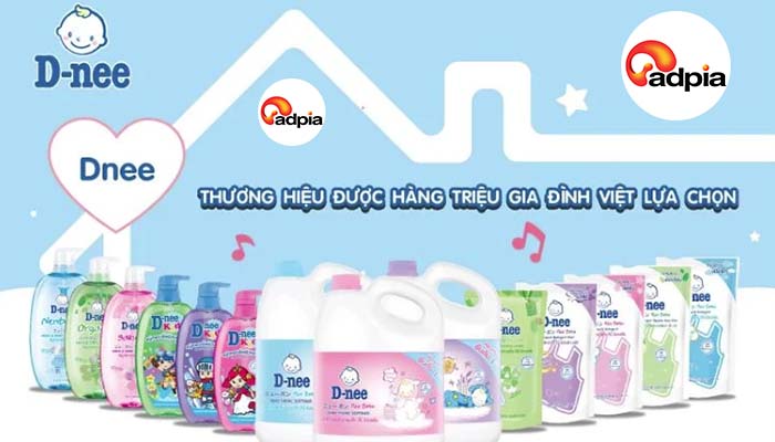 thương hiệu nước giặt đồ cho em b&eacute; D-nee