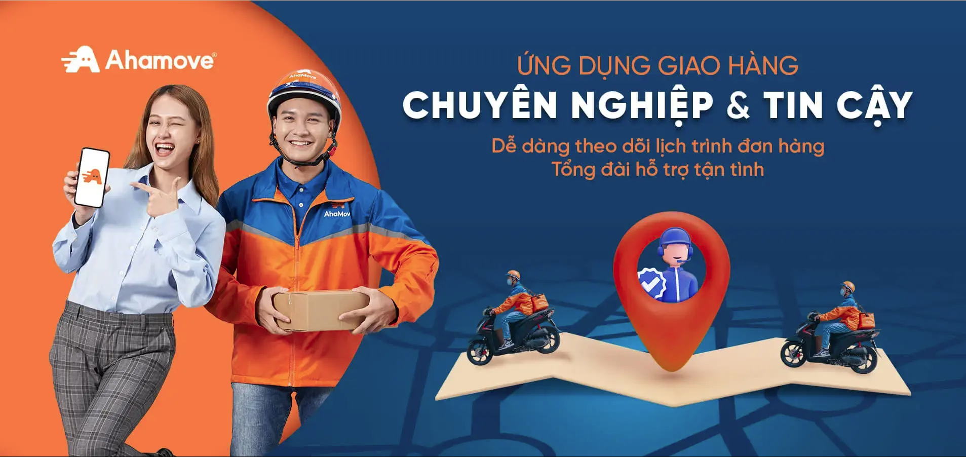 Tuyển dụng t&agrave;i xế giao h&agrave;ng ahamove