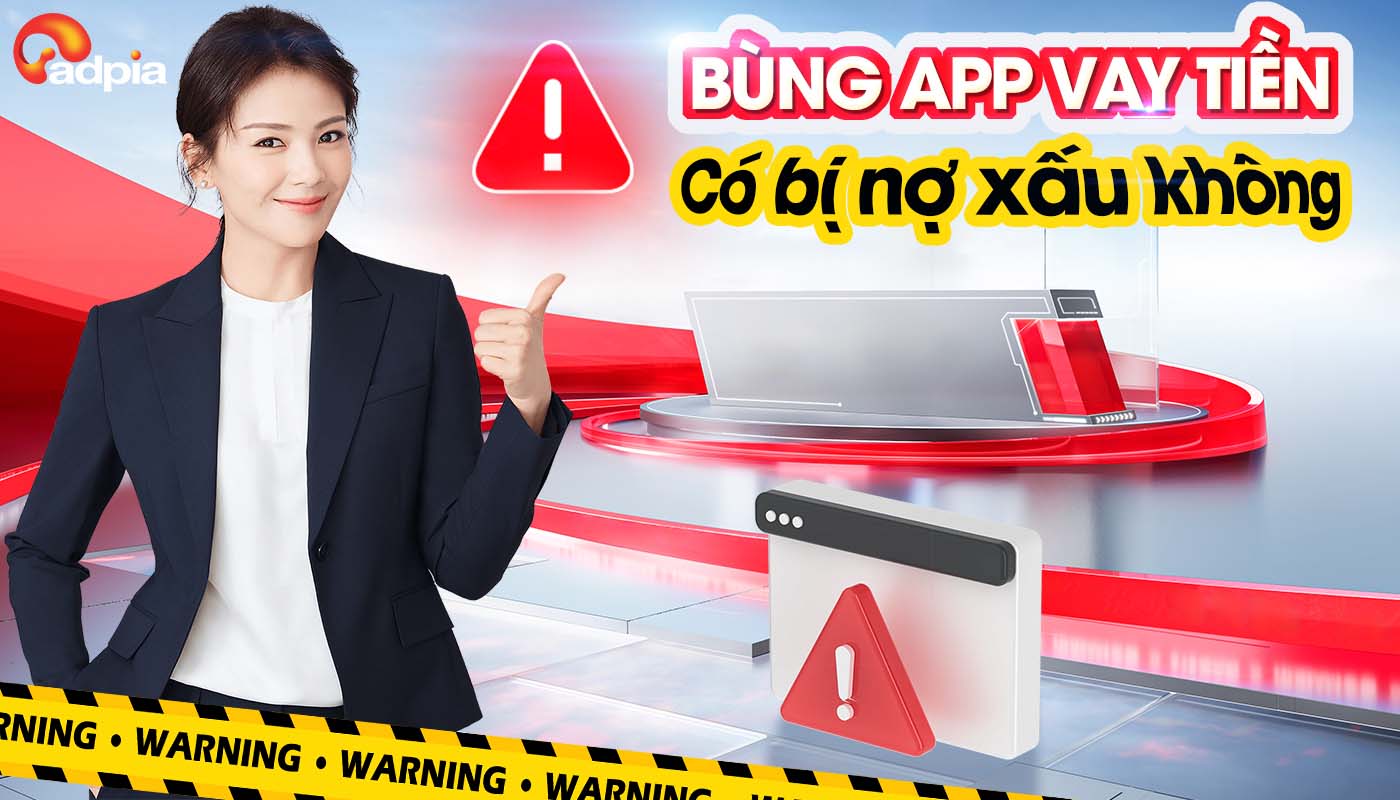 bùng app vay tiền có bị nợ xấu không