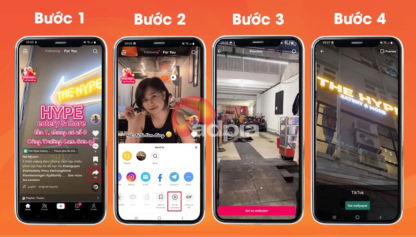 Cách lấy video tiktok làm hình nền điện thoại 3