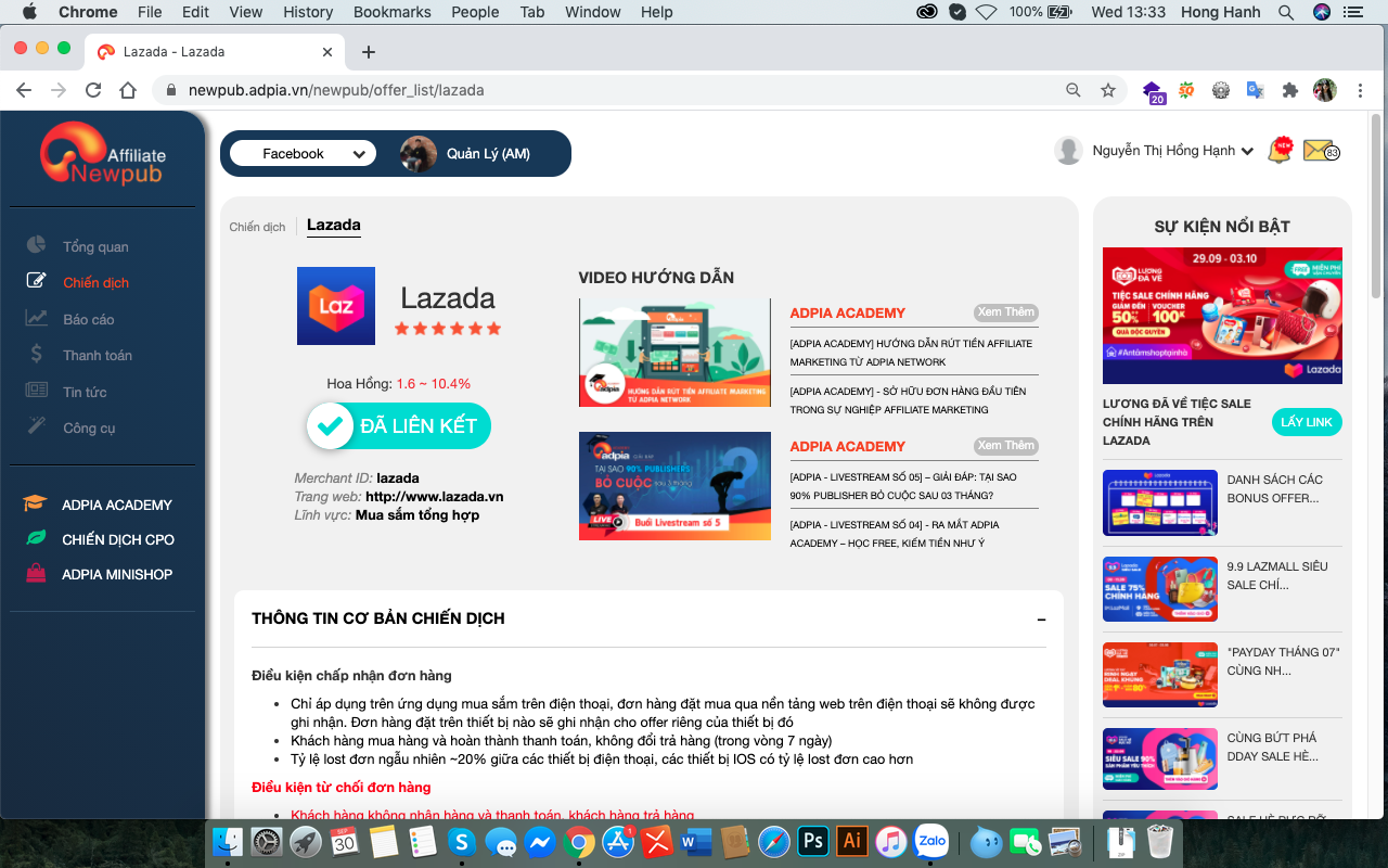 Affiliate Lazada là gì?