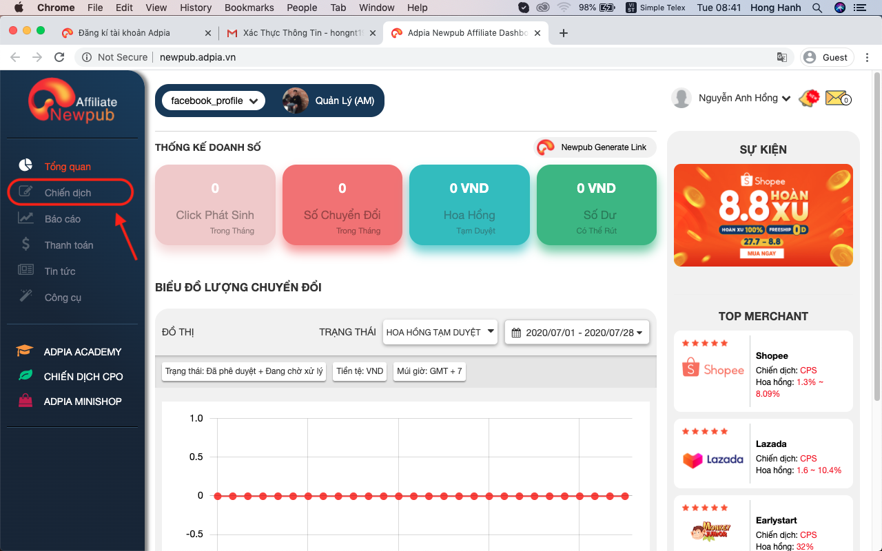 Hướng dẫn l&agrave;m affiliate marketing cho người mới bắt đầu