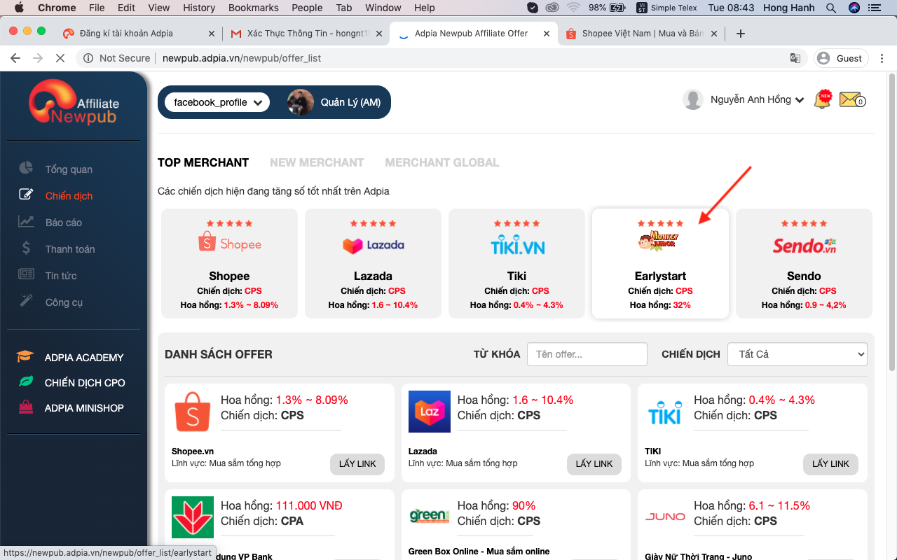 Hướng dẫn l&agrave;m affiliate marketing cho người mới bắt đầu