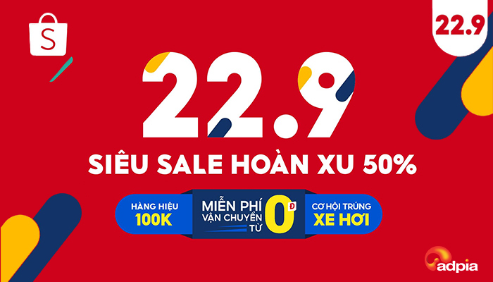 [SHOPEE] DUY NHẤT - 22.09 SIÊU HỘI HOÀN XU 50% - CHÍNH THỨC BẮT ĐẦU