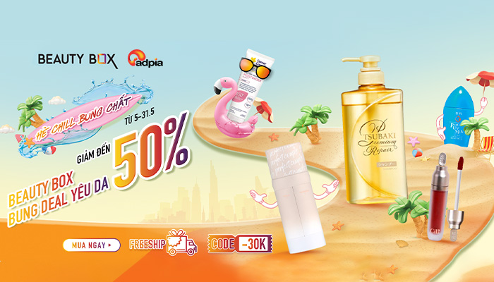 [BEAUTYBOX] Hè chill - Beauty box bung deal 50%++