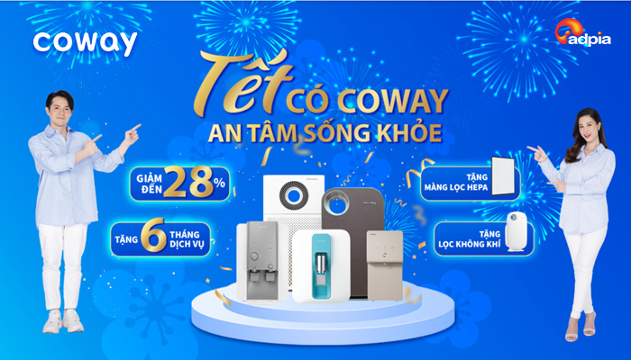 [COWAY] TẾT CÓ COWAY - AN TÂM SỐNG KHỎE