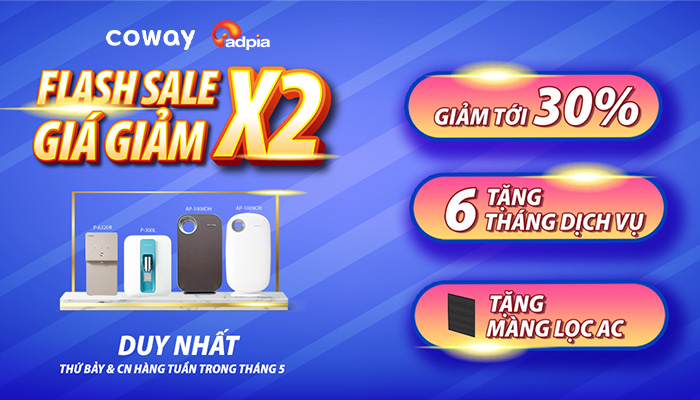 [COWAY] Cuối tuần thảnh thơi - Chớp deal cực đã