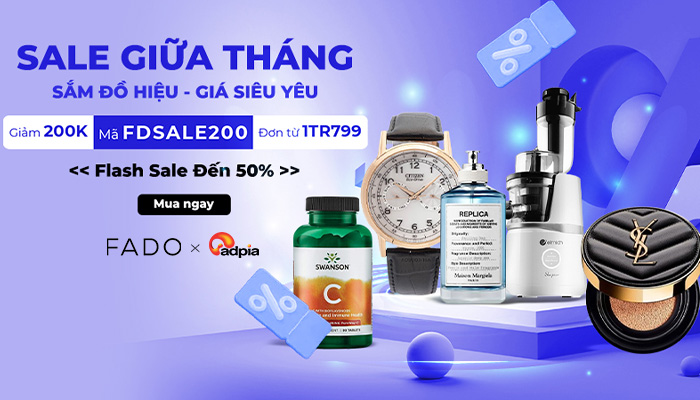 [FADO] Tiệc sale giữa tháng - Deal đỉnh bất ngờ