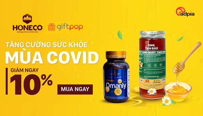 [GIFTPOP] GIẢM NGAY 10% CHO SẢN PHẨM MẬT ONG HONECO