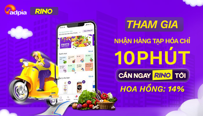 Thông báo Khởi sóng chiến dịch tiếp thị liên kết Rino
