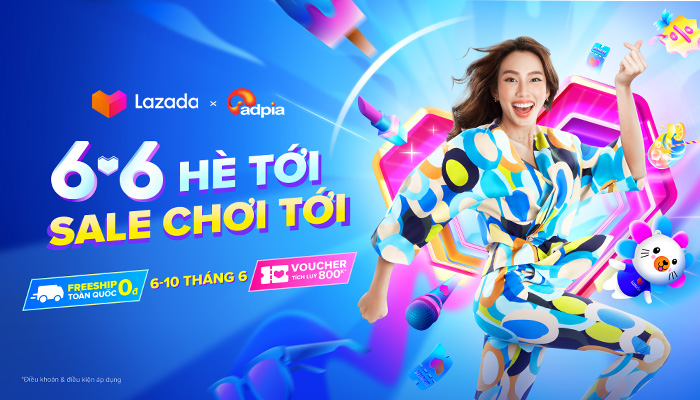 [LAZADA] 6.6 Hè tới - Sale chơi tới
