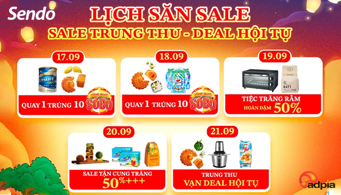 [SENDO] LỊCH SĂN SALE TRUNG THU - DEAL HỘI TỤ